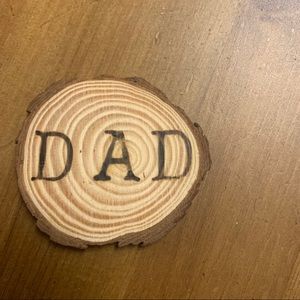 FREE Wood dad magnet